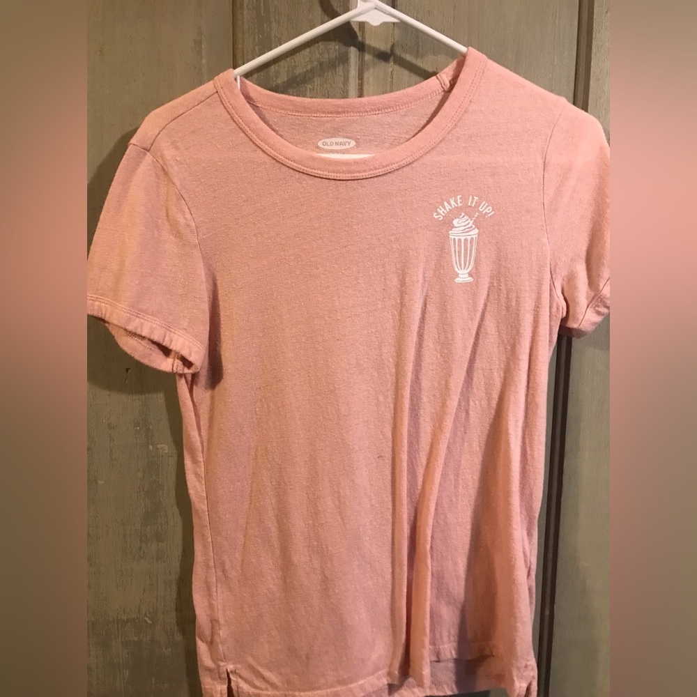 Pink “Shake It Up” Tshirt, Old Navy Size Small